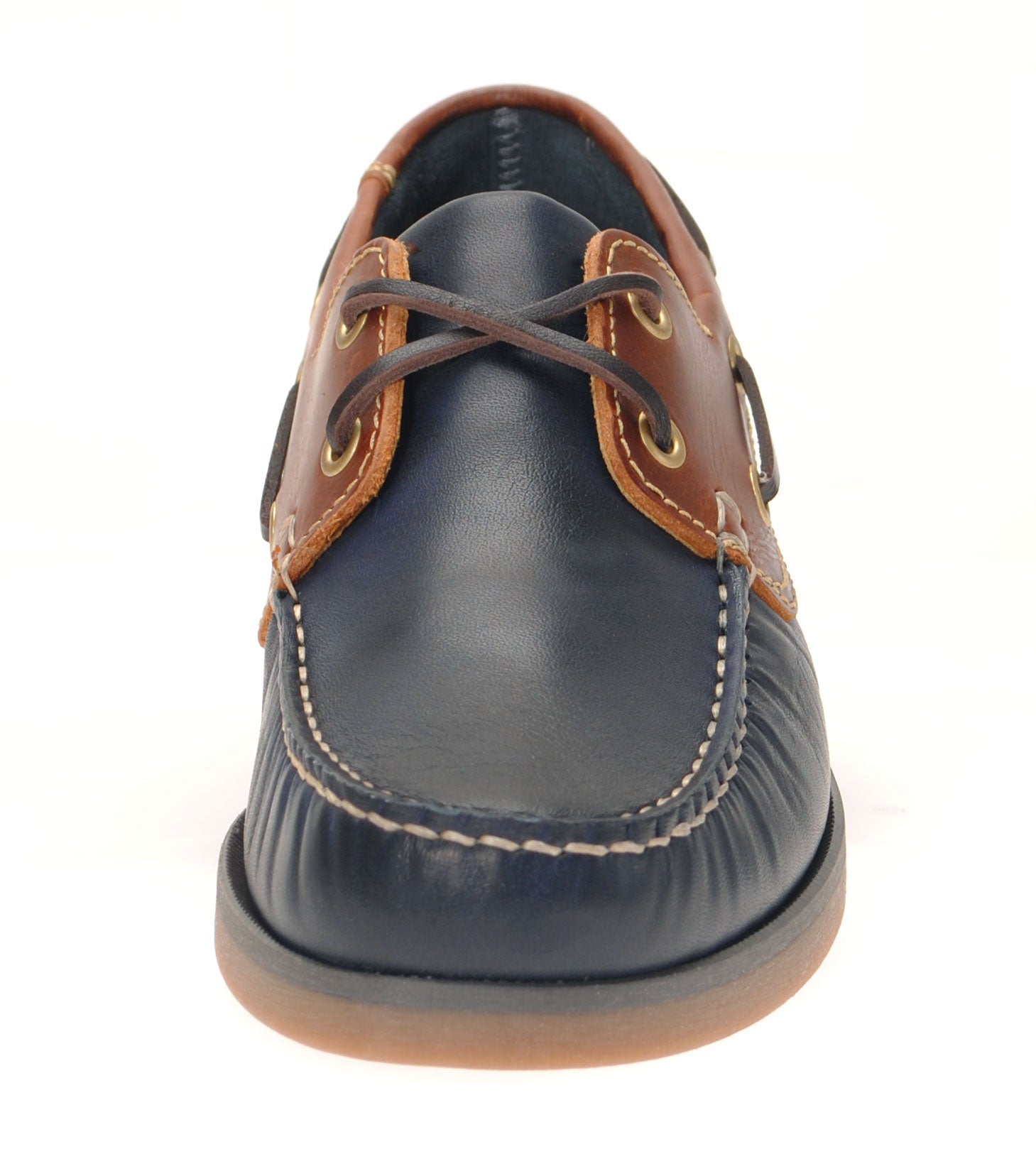 Jim Boomba Australian Style Boat / Deck Shoes - Navy Blue /Cedar