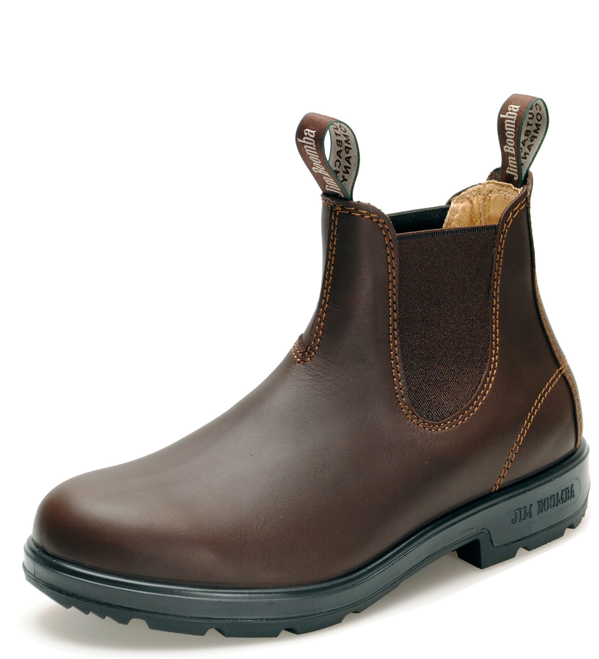 Jim Boomba Classic Australian Chelsea Boots Chestnut Brown