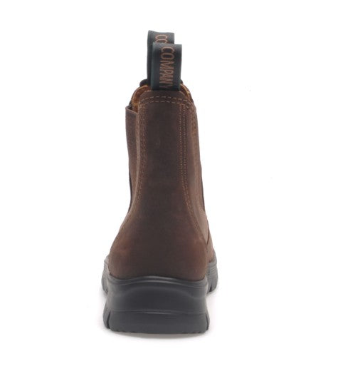 Jim Boomba Outback Style Boots Dark Brown Rustic Leather