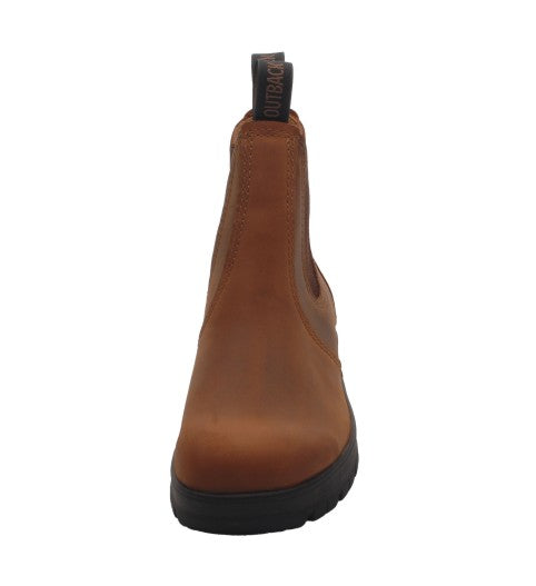 Jim Boomba Outback Style Boots Rust Rustic Leather